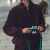 Micro Corduroy on Duty Ceket - Bordo