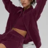 Micro Corduroy on Duty Ceket - Bordo