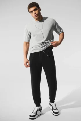 Micro Waffle Fast Break Jogger - Siyah