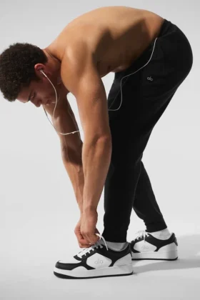 Micro Waffle Fast Break Jogger – Siyah