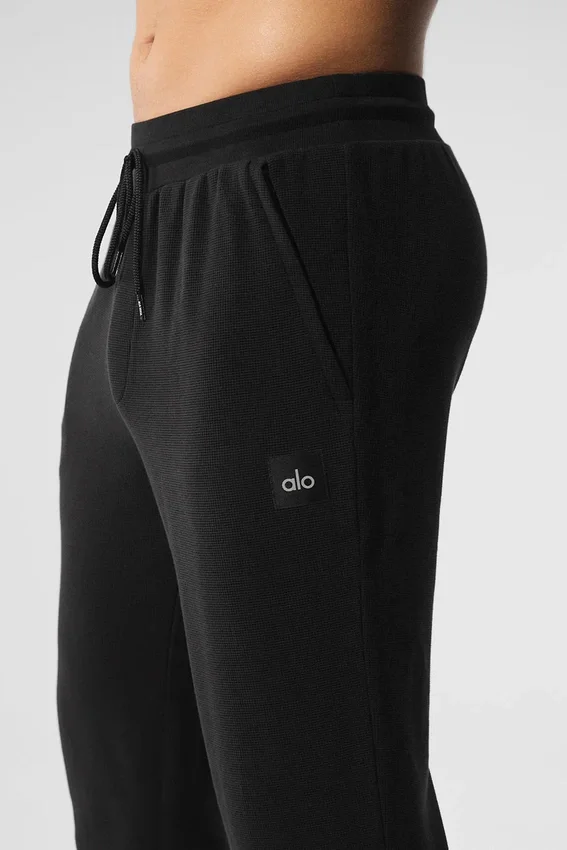 Micro Waffle Fast Break Jogger - Siyah