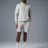 Micro Waffle Fast Break Kapüşonlu Sweatshirt - Atletik Melanj Gri