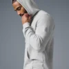 Micro Waffle Fast Break Kapüşonlu Sweatshirt - Atletik Melanj Gri