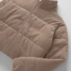 Mikro Kadife Dreamy Puffer - Chai Latte