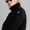 Mikro Kadife Dreamy Puffer - Siyah