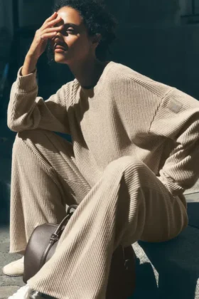 Muse Bisiklet Yaka Kazak - Gravel Heather