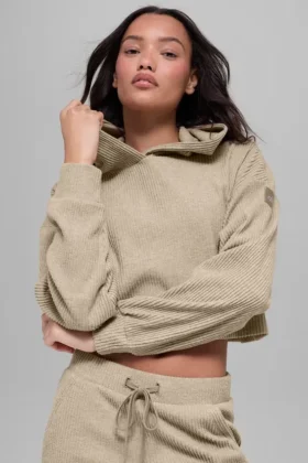 Muse Kapüşonlu Sweatshirt – Gravel Heather