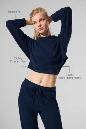 Muse Kapüşonlu Sweatshirt – Lacivert