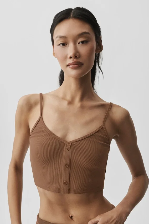 Noktalı Delicate Lounge Atlet - Güneşten Öpülmüş Kahverengi