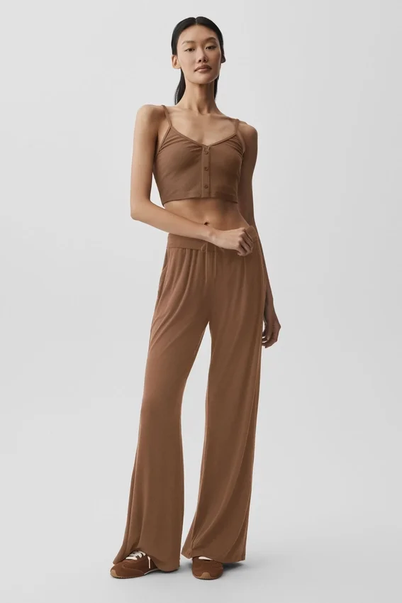 Noktalı Delicate Lounge Atlet - Güneşten Öpülmüş Kahverengi
