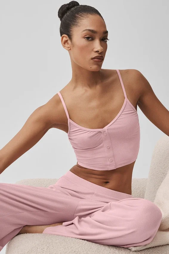 Noktalı Delicate Lounge Atlet - Vintage Pembe