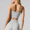 Noktalı Narin Lounge Tank - Atletik Melanj Gri