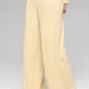 Orta Bel Dreamlight Düz Pantolon - Mum Işığı Sarısı