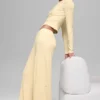Orta Bel Dreamlight Düz Pantolon - Mum Işığı Sarısı