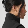 Outline Tırnak Klipsi - Siyah/Beyaz