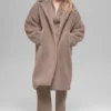 Oversized Sherpa Trençkot - Chai Latte