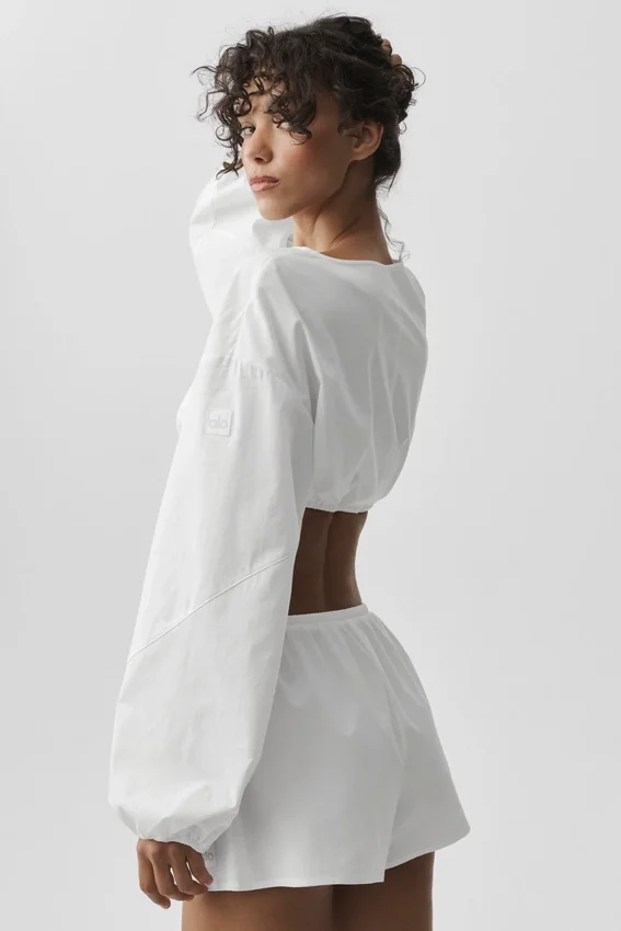 Pamuklu Kısa Paça Real Deal Uzun Kollu - Beyaz