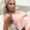 İpek Karışımlı Radiance Atlet - Güneşle Parlayan Pembe