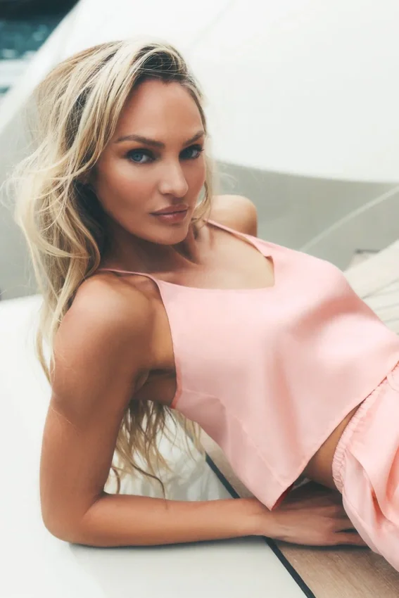İpek Karışımlı Radiance Atlet - Güneşle Parlayan Pembe