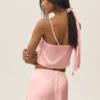 İpek Karışımlı Radiance Atlet - Güneşle Parlayan Pembe