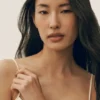 İpek Karışımlı Radiance Elbise - Kum Beji