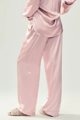 İpek Luminous Pantolon (Uzun) – Pembe Şampanya