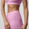 Pointelle Kazak Be Mine Hot Şort - Şeker Kalpli Pembe