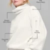 Polar Fleece Hazy Kazak - Fildişi