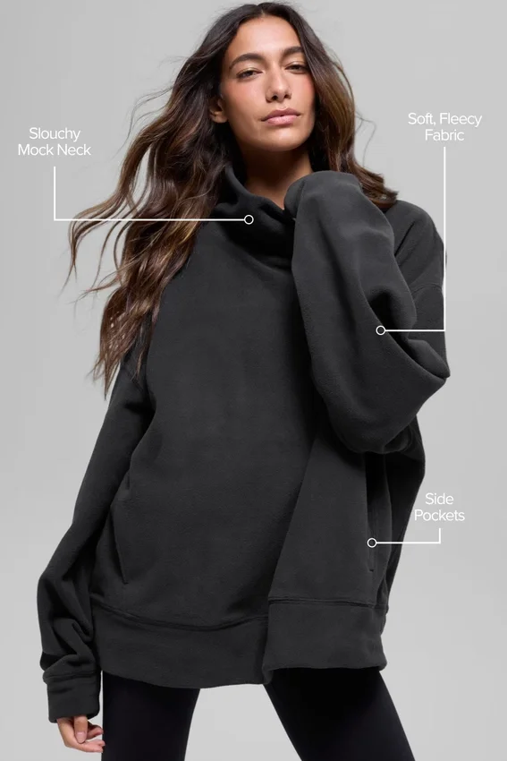Polar Fleece Hazy Kazak - Siyah