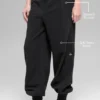 Polar Fleece High-Waist Retreat Jogger - Siyah