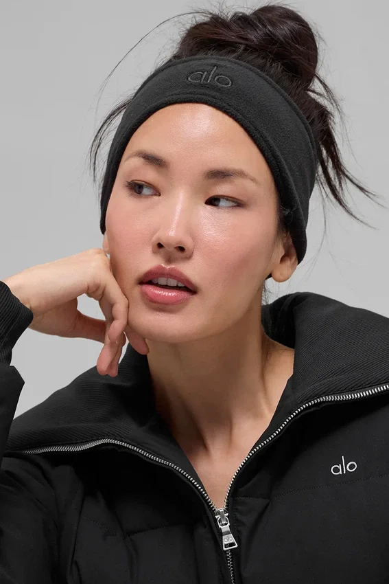 Polar Fleece Kulak Isıtıcı - Siyah