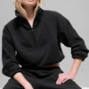 Polar Fleece Retreat Cover up - Siyah