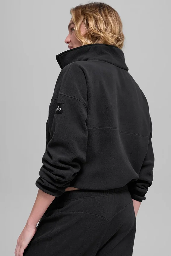 Polar Fleece Retreat Cover up - Siyah