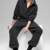 Polar Fleece Retreat Cover up - Siyah