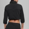 Polar Fleece Retreat Kısa Ceket - Siyah