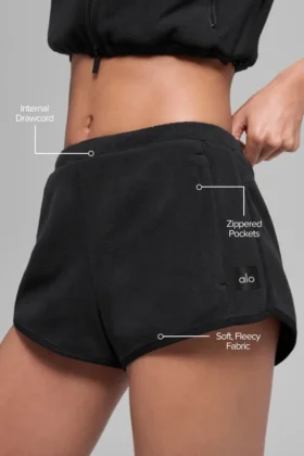 Polar Fleece Retreat Şort – Siyah