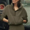 Polar Fleece Retreat Örtü - Zeytin Ağacı