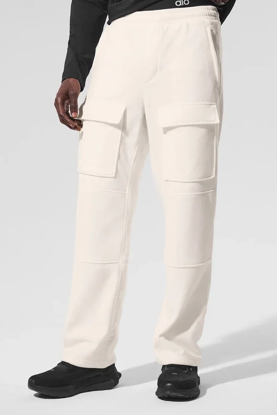 Polar Fleece Ridge Kargo Pantolon - Fildişi
