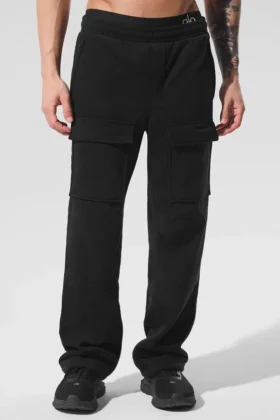 Polar Fleece Ridge Kargo Pantolon - Siyah