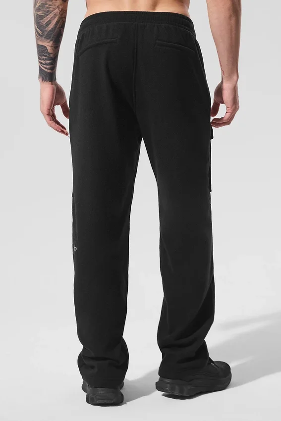 Polar Fleece Ridge Kargo Pantolon - Siyah