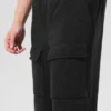 Polar Fleece Ridge Kargo Pantolon - Siyah