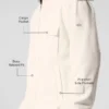 Polar Fleece Ridge Tam Fermuarlı Ceket - Fildişi