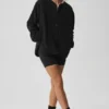 Polar Fleece Take Note Ceket - Siyah