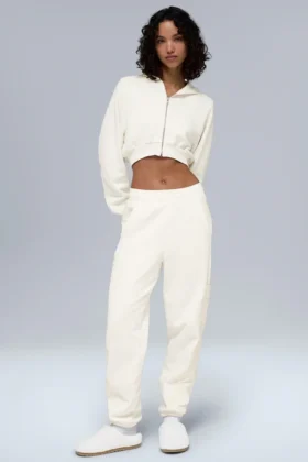 Polar Fleece Wintry Mix Pantolon - Fildişi