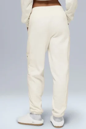 Polar Fleece Wintry Mix Pantolon – Fildişi