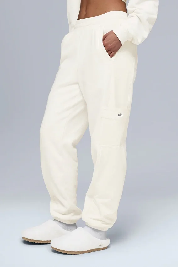 Polar Fleece Wintry Mix Pantolon - Fildişi