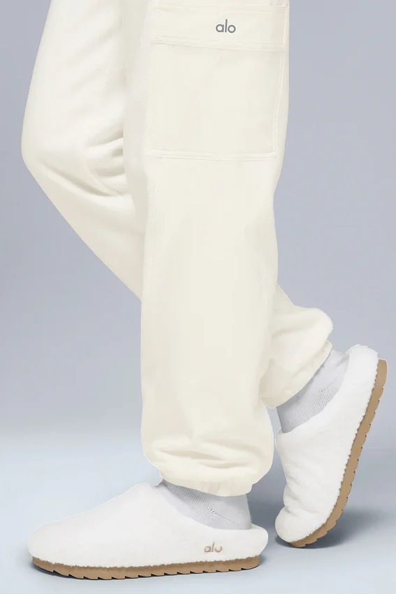 Polar Fleece Wintry Mix Pantolon - Fildişi