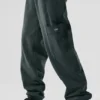 Polar Fleece Wintry Mix Pantolon - Kömür Yeşili