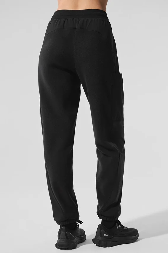 Polar Fleece Wintry Mix Pantolon - Siyah