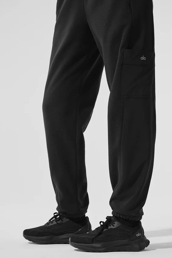 Polar Fleece Wintry Mix Pantolon - Siyah